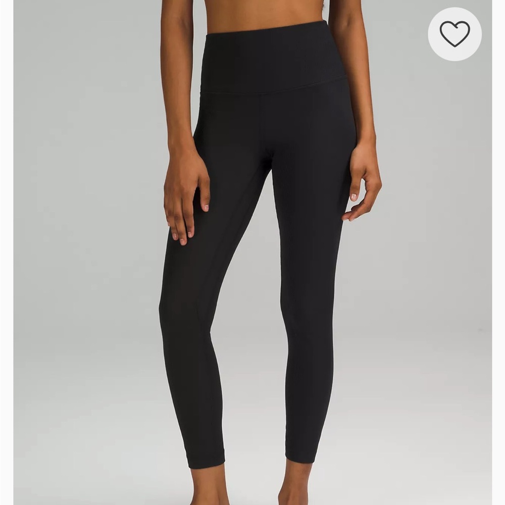 lululemon Black ribbed leggings
